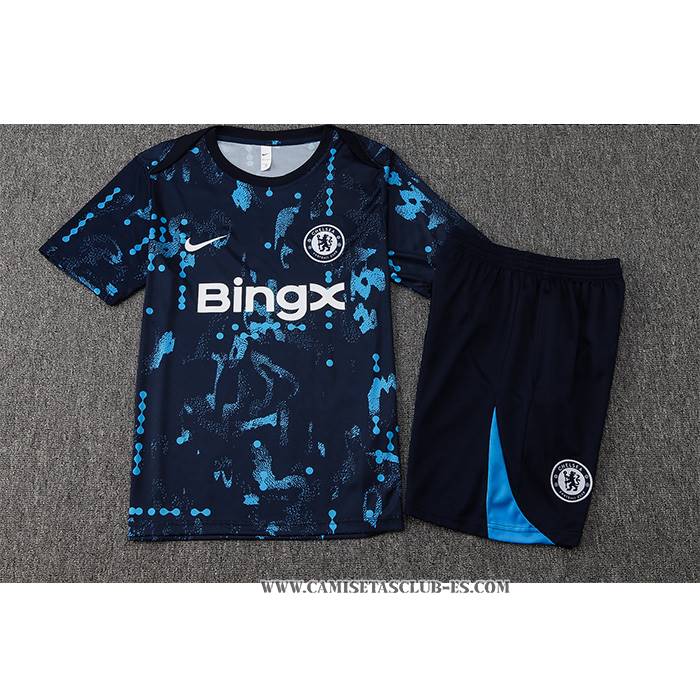 Chandal del Chelsea 24-25 Manga Corta Azul - Pantalon Corto